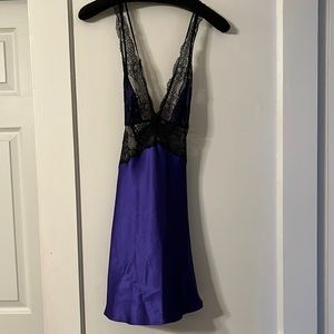 Victoria’s Secret lace slip. Beautiful purple color with cute cut outs.